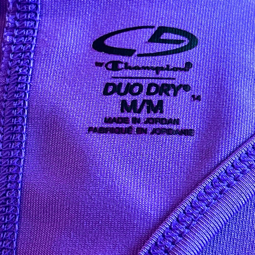 CHAMPION DUO DRI ATHLETIC TOP Purple - Picture 3 of 3